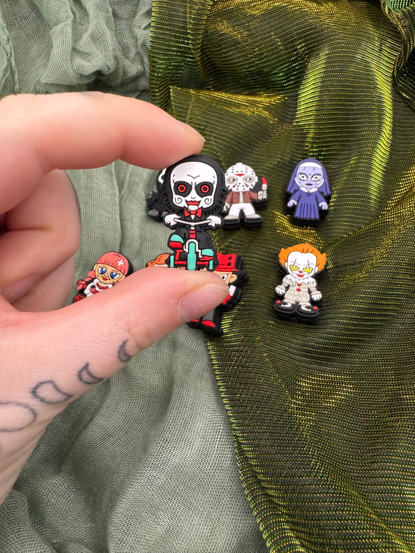 Killer horror characters crochet hook SET of 8