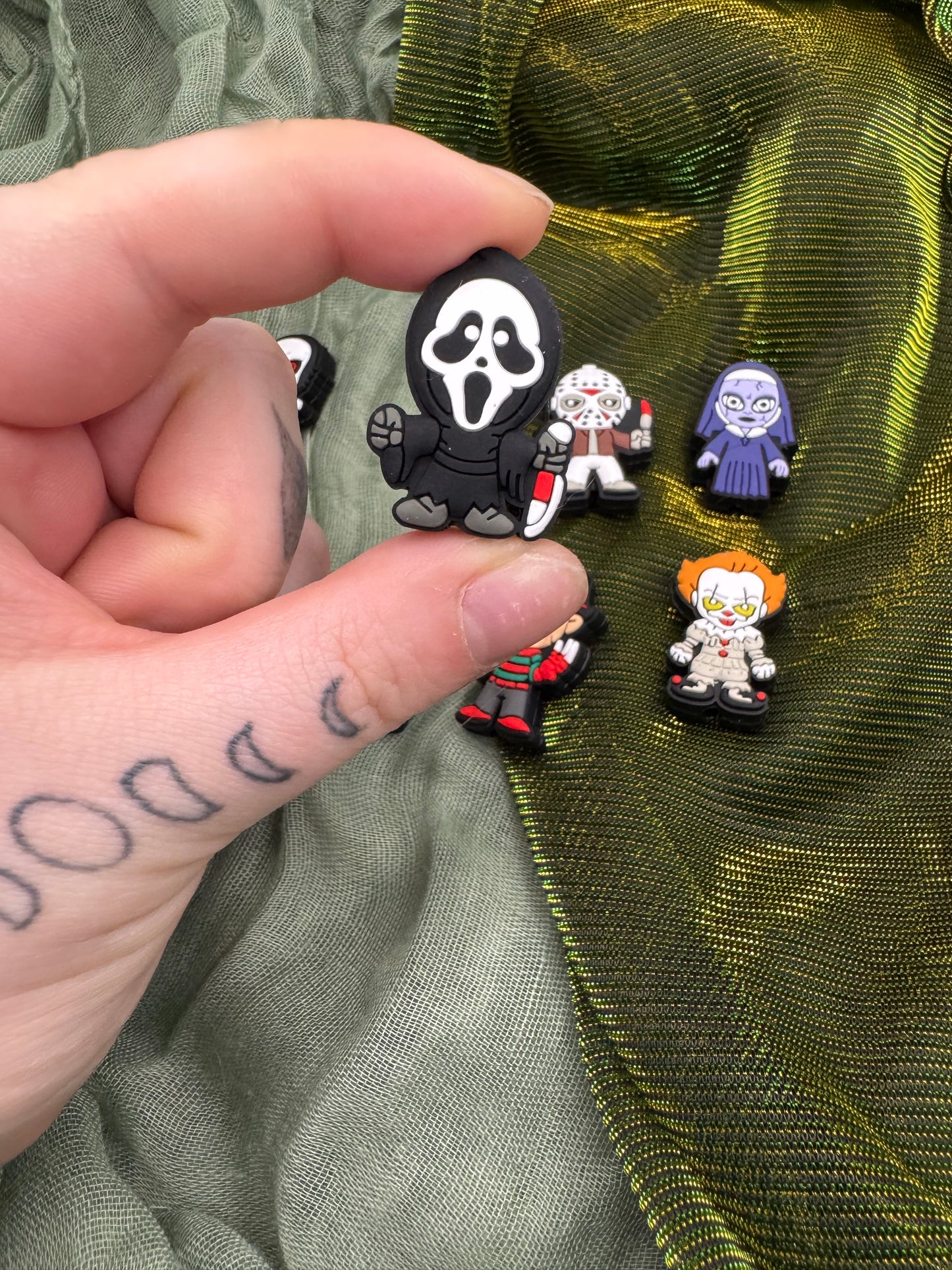Killer horror characters crochet hook SET of 8