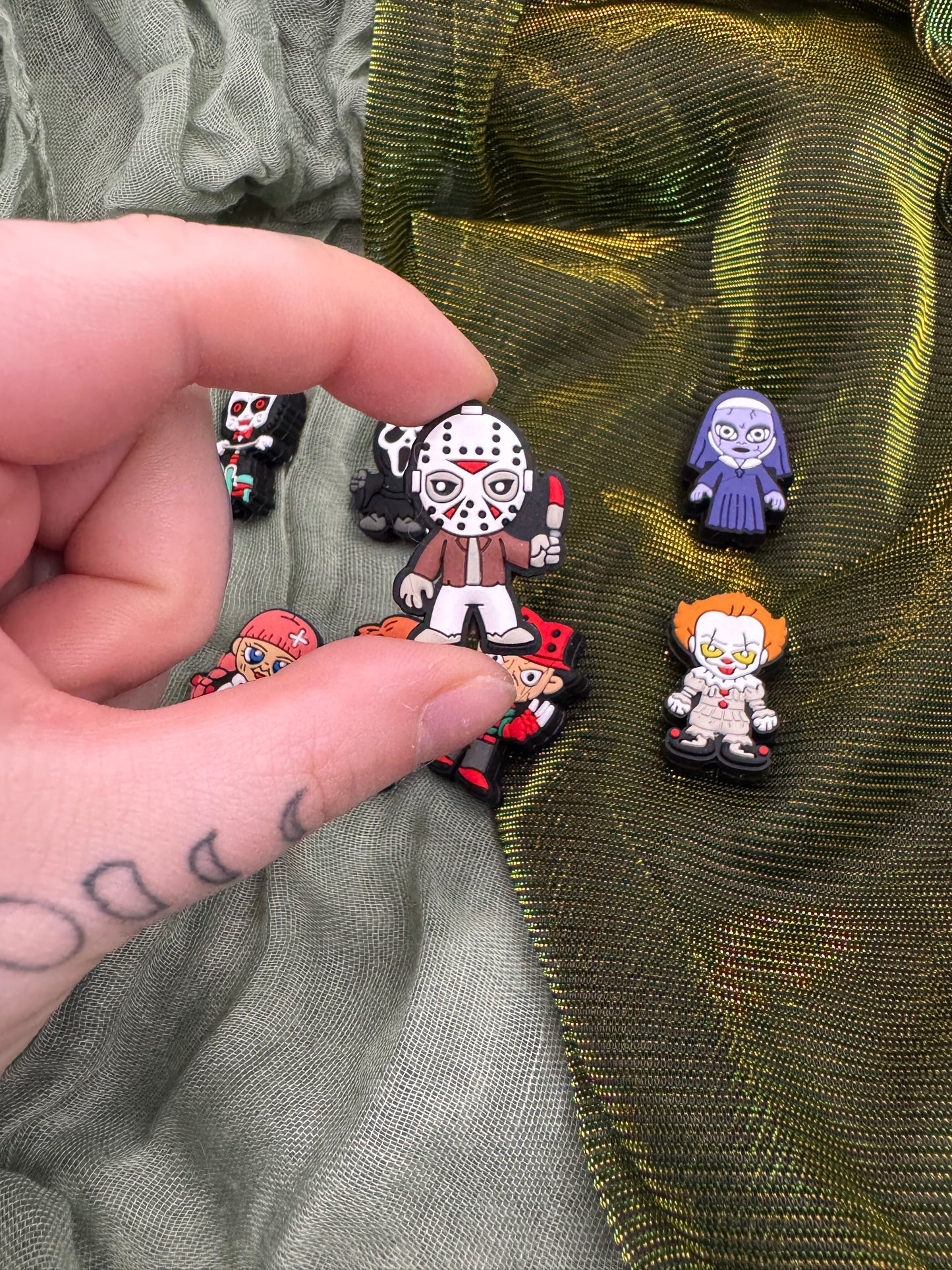 Killer horror characters crochet hook SET of 8