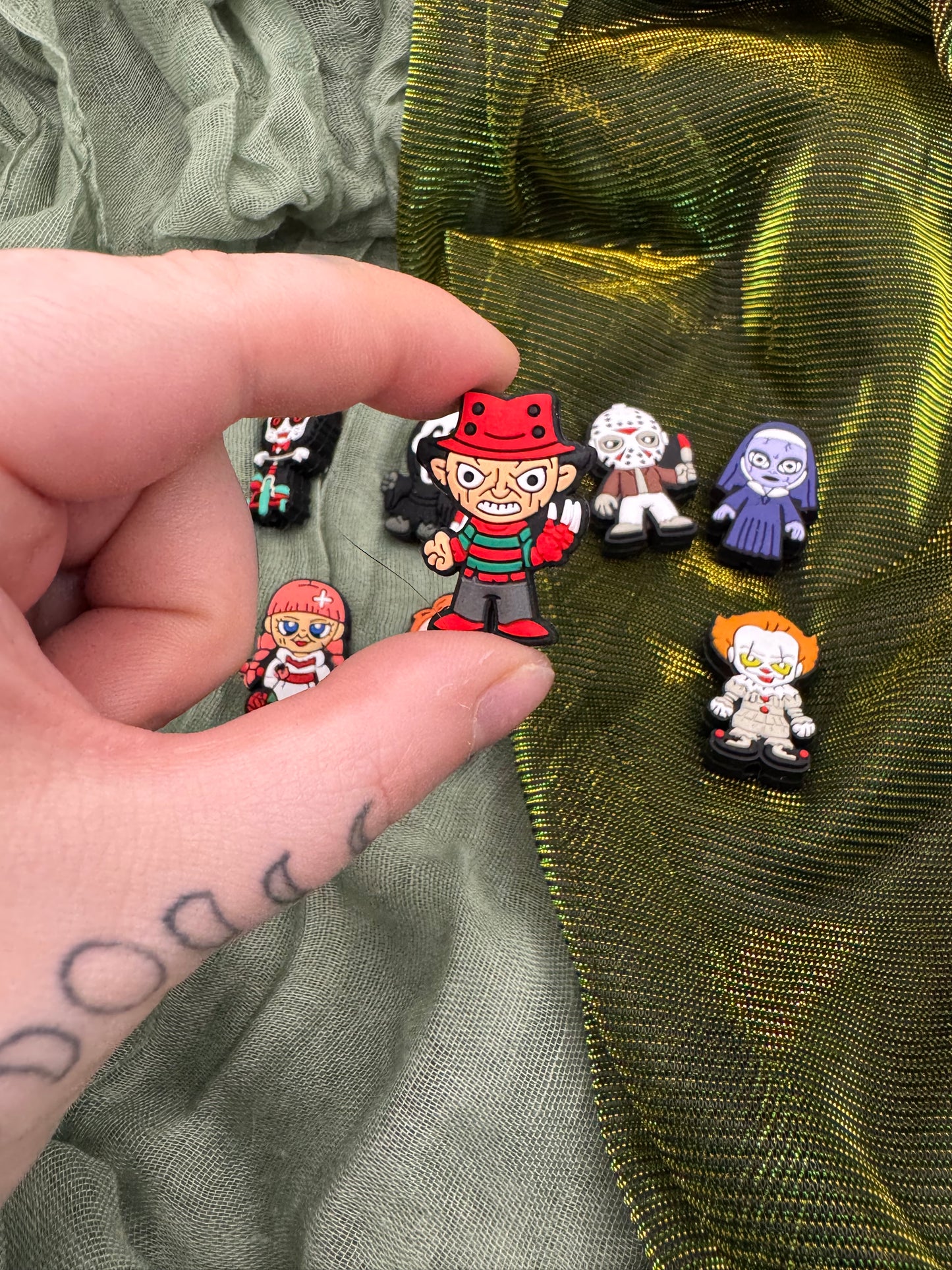 Killer horror characters crochet hook SET of 8