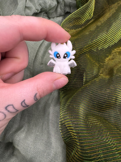 White fury dragon crochet hook
