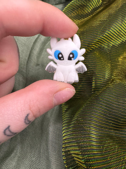 White fury dragon crochet hook