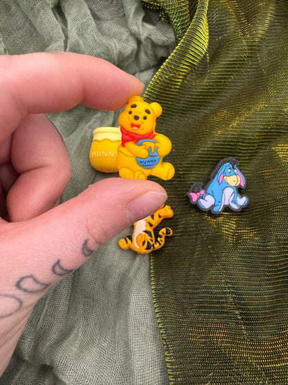 Acre woods bear characters crochet hook SET of 5