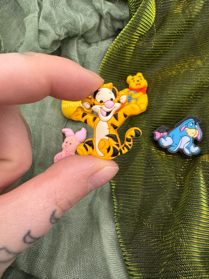 Acre woods bear characters crochet hook SET of 5