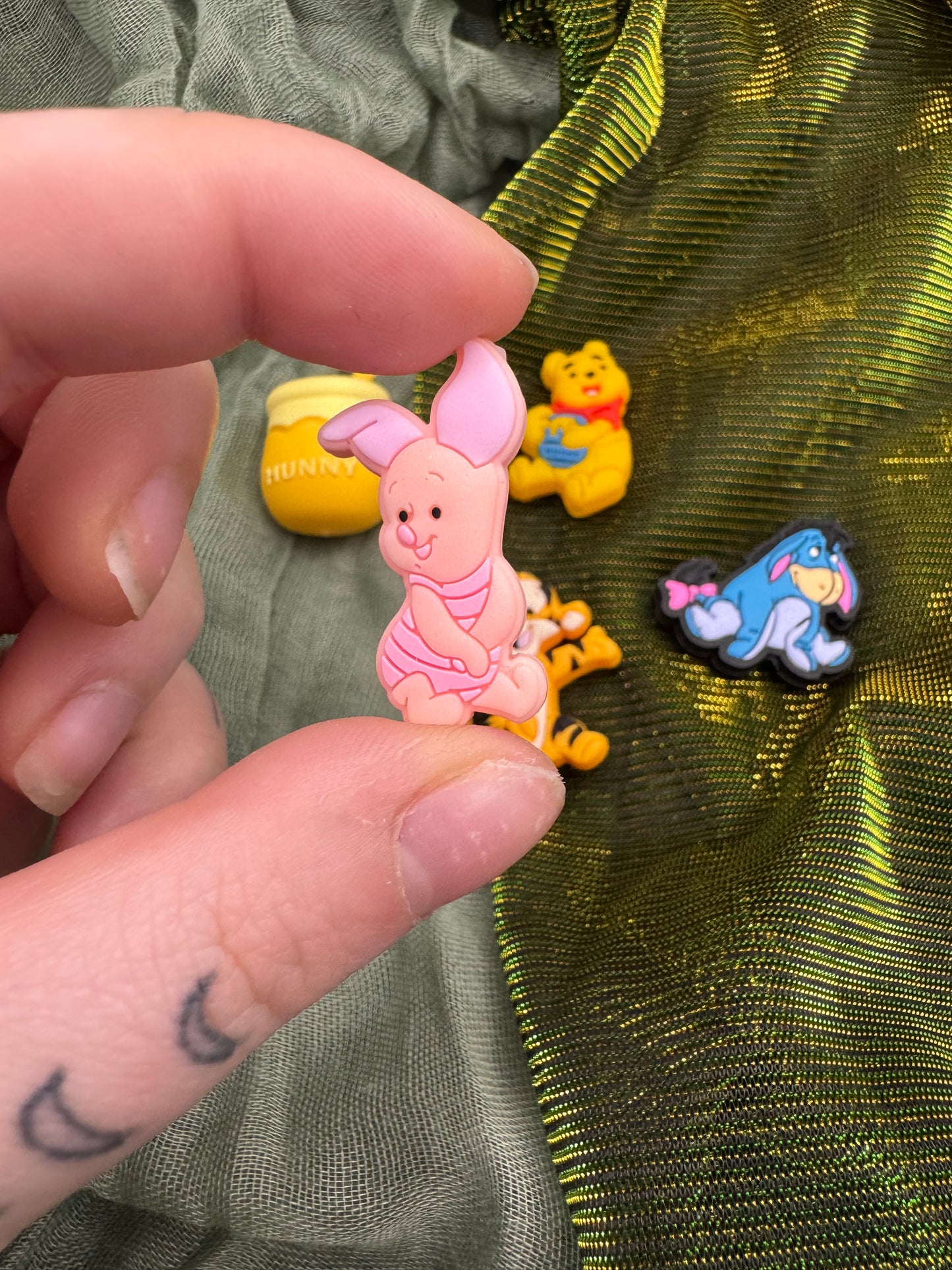 Acre woods bear characters crochet hook SET of 5