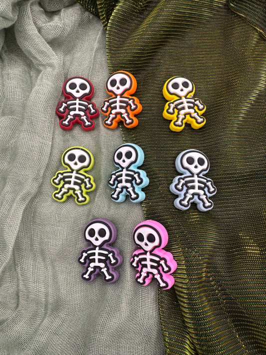 Rainbow skeletons crochet hook SET of 8