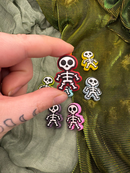 Rainbow skeletons crochet hook SET of 8