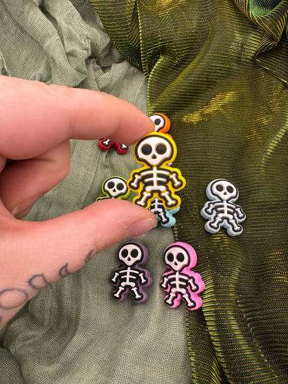 Rainbow skeletons crochet hook SET of 8
