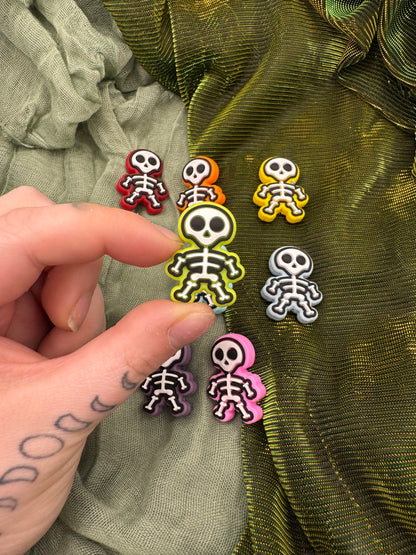 Rainbow skeletons crochet hook SET of 8