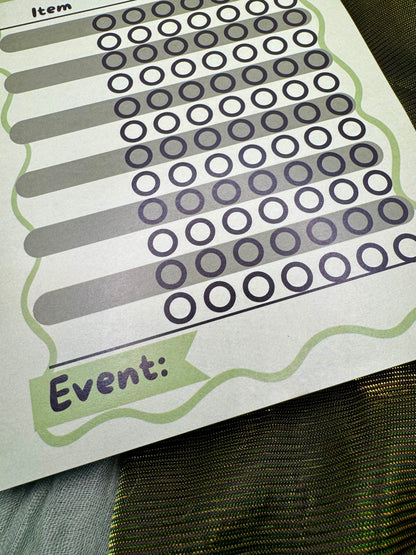 Market prep planner A5 notepad